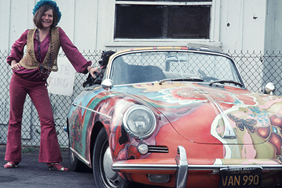 Janis Joplin and her Porsche 356, photo courtesy of Yoram Kahana.